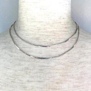 Sterling Silver 925 Italy 30" Three Sided Triangular Snake Chain Necklace 10.16g
